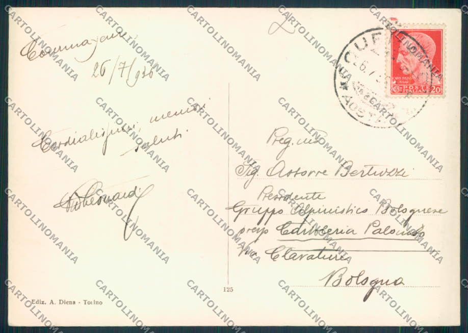 Aosta Valtournenche foto FG cartolina MQ5178 – retro