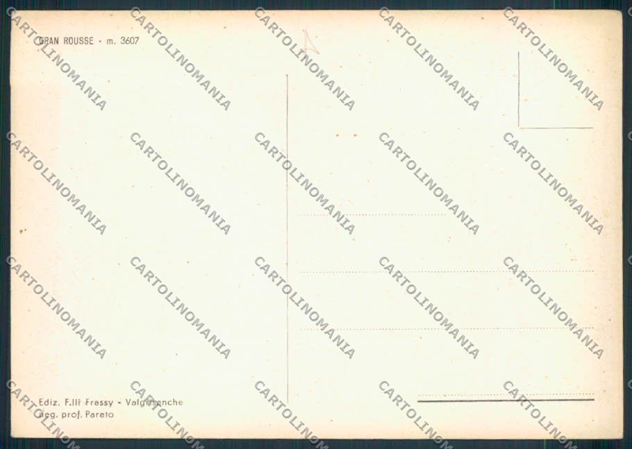 Aosta Valgrisenche Grande Rousse FG cartolina MQ5181 – retro