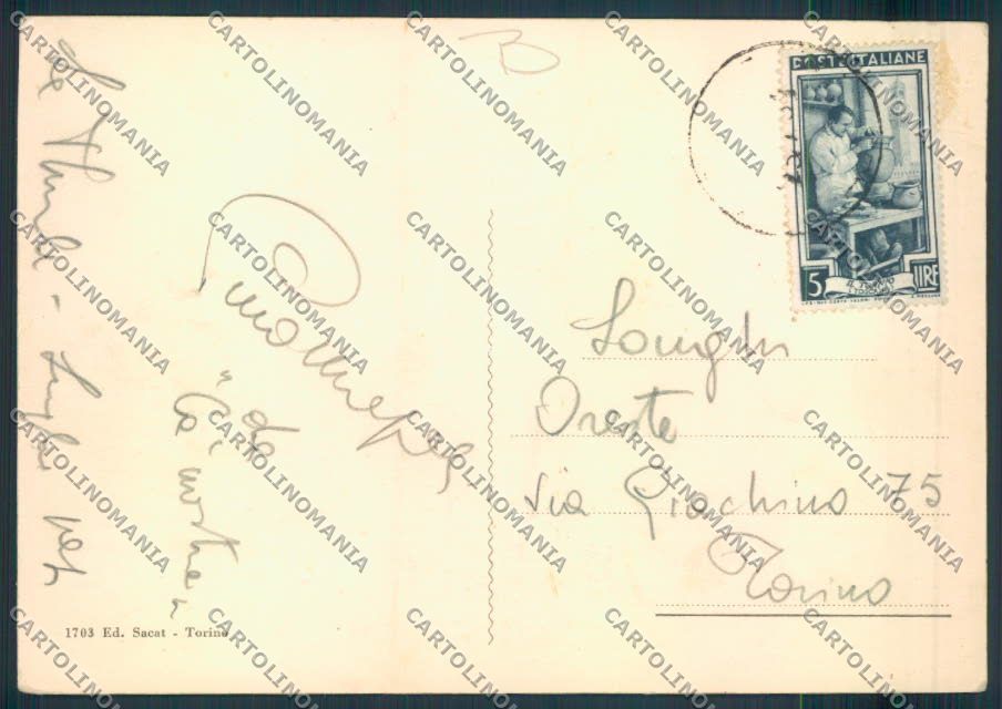 Aosta Rutor Rifugio Santa Margherita FG cartolina MQ5184 – retro