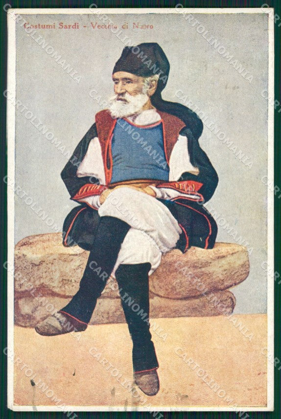 Nuoro Costumi Sardi cartolina MQ5196 – fronte