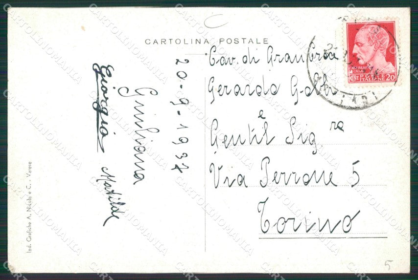 Nuoro Costumi Sardi cartolina MQ5196 – retro