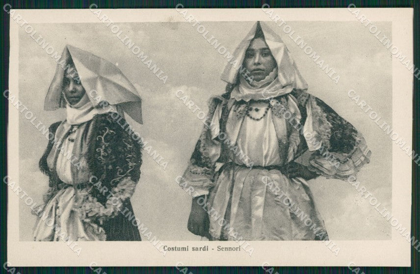 Sassari Sennori Costumi Sardi cartolina MQ5204 – fronte