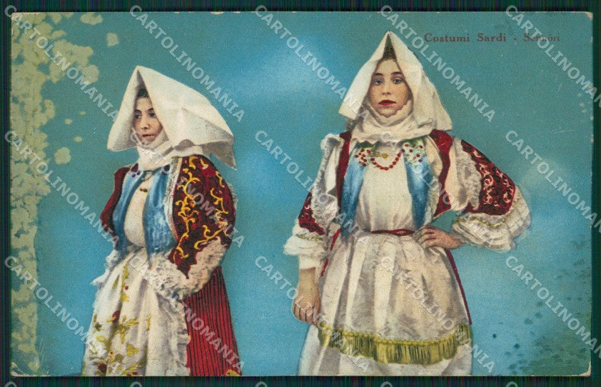 Sassari Sennori Costumi Sardi cartolina MQ5206 – fronte