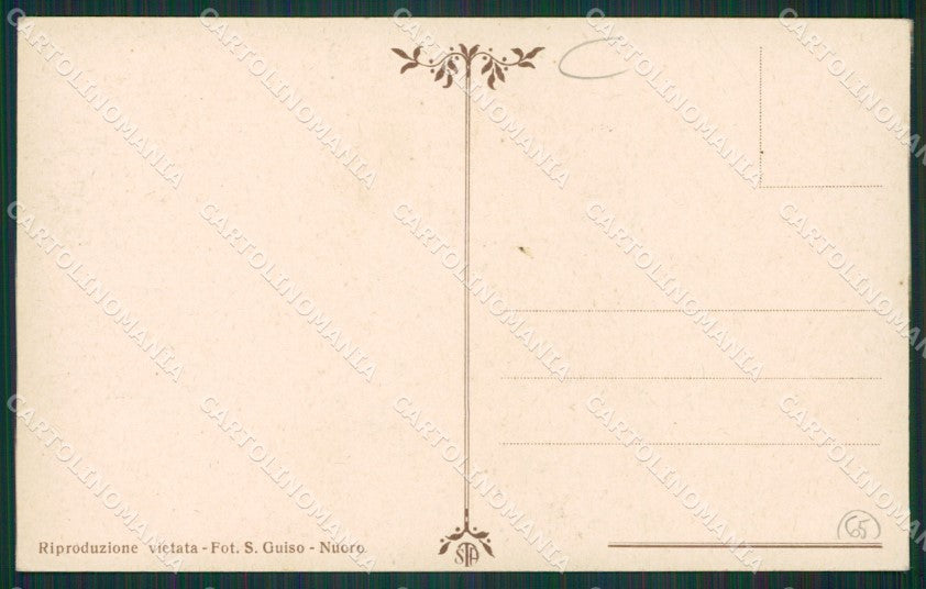 Sassari Bono Costumi Sardi cartolina MQ5207 – retro
