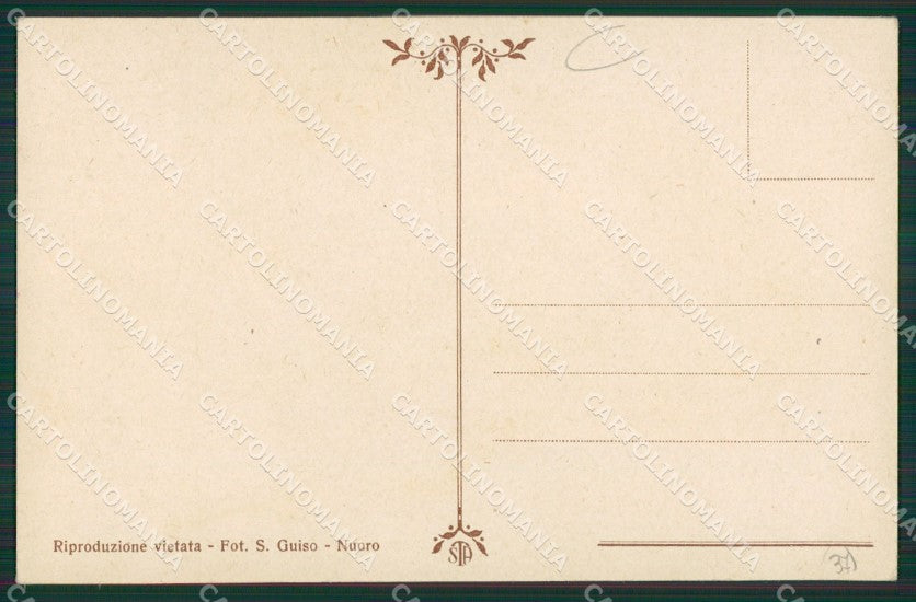 Sassari Bono Costumi Sardi cartolina MQ5226 – retro