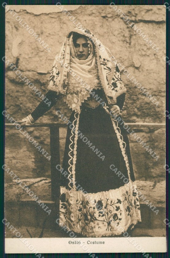 Sassari Osilo Costumi Sardi cartolina MQ5230 – fronte