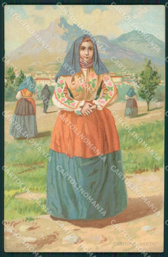 Cagliari Costumi Sardi cartolina MQ5231 – fronte