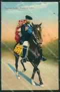 Sassari Olbia Gallura Costumi Sardi Pastore PIEGA cartolina MQ5236 – fronte