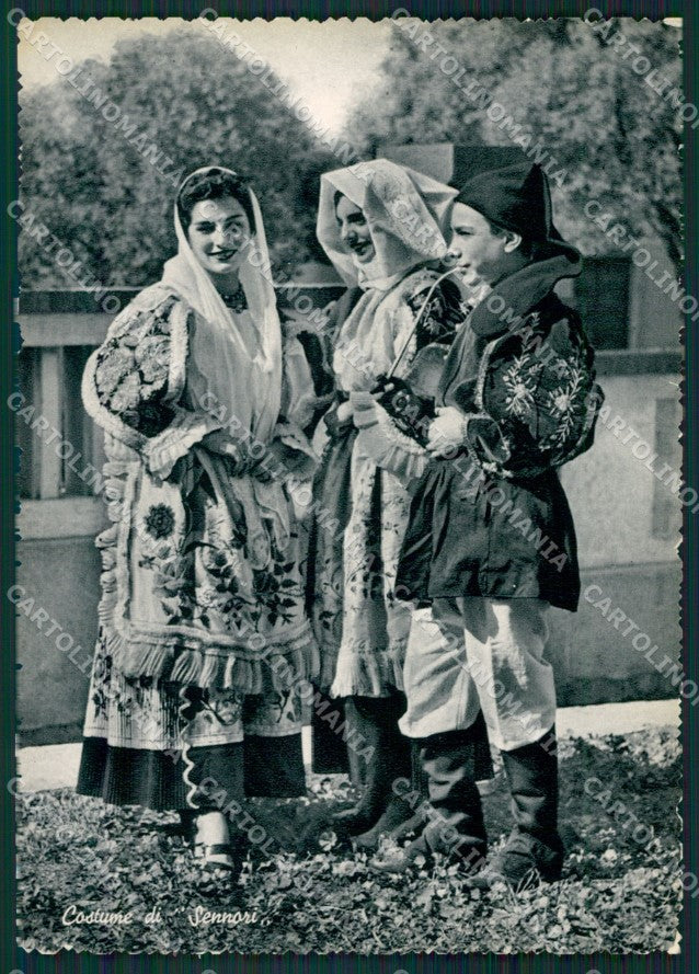 Sassari Sennori Costumi Sardi Foto FG cartolina MQ5270 – fronte