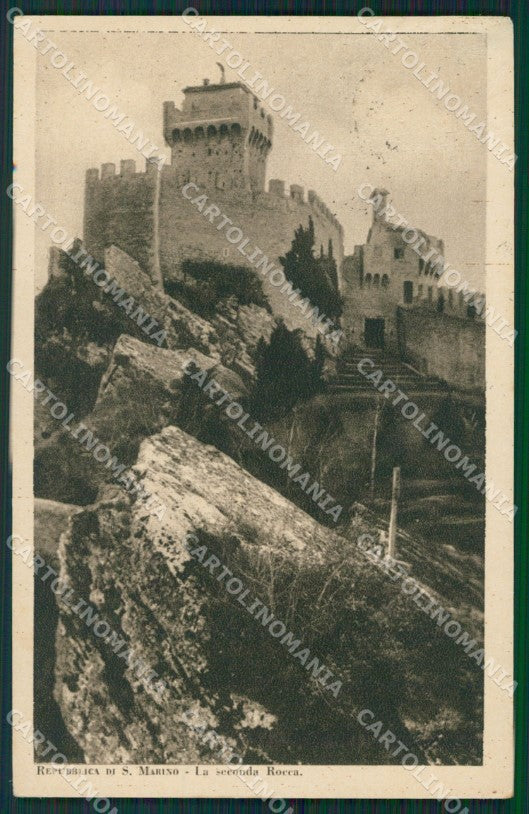 San Marino ABRASA cartolina MQ5292 – fronte