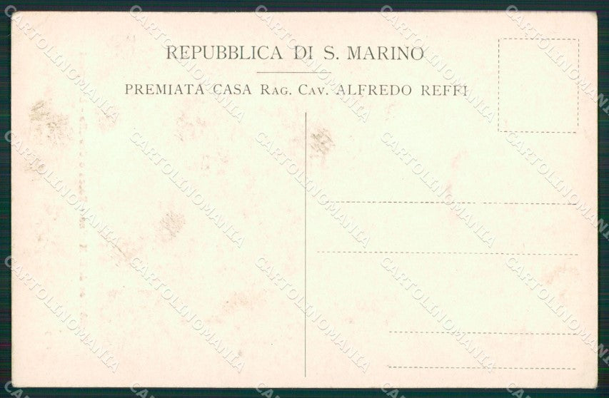 San Marino PIEGHINE cartolina MQ5294 – retro