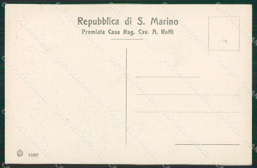 San Marino Stemma cartolina MQ5295 – retro