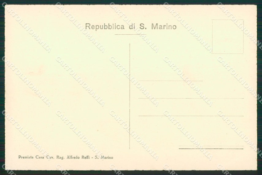 San Marino Carducci cartolina MQ5296 – retro