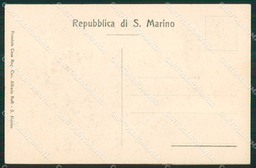 San Marino PIEGHINA cartolina MQ5297 – retro
