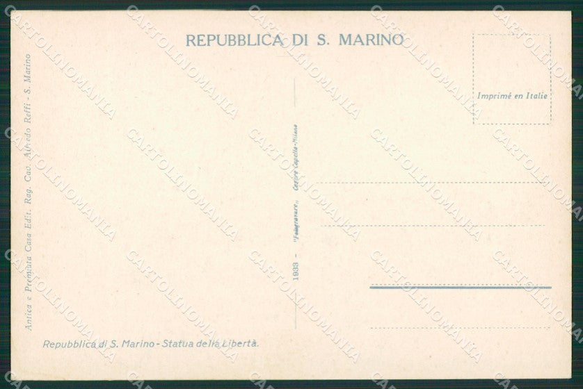 San Marino Chiaro di Luna cartolina MQ5302 – retro