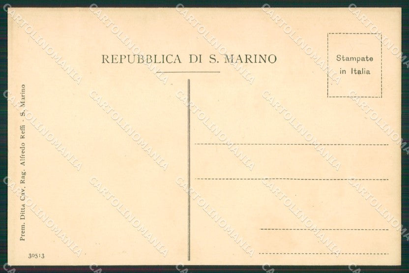 San Marino Palazzo Governativo cartolina MQ5306 – retro