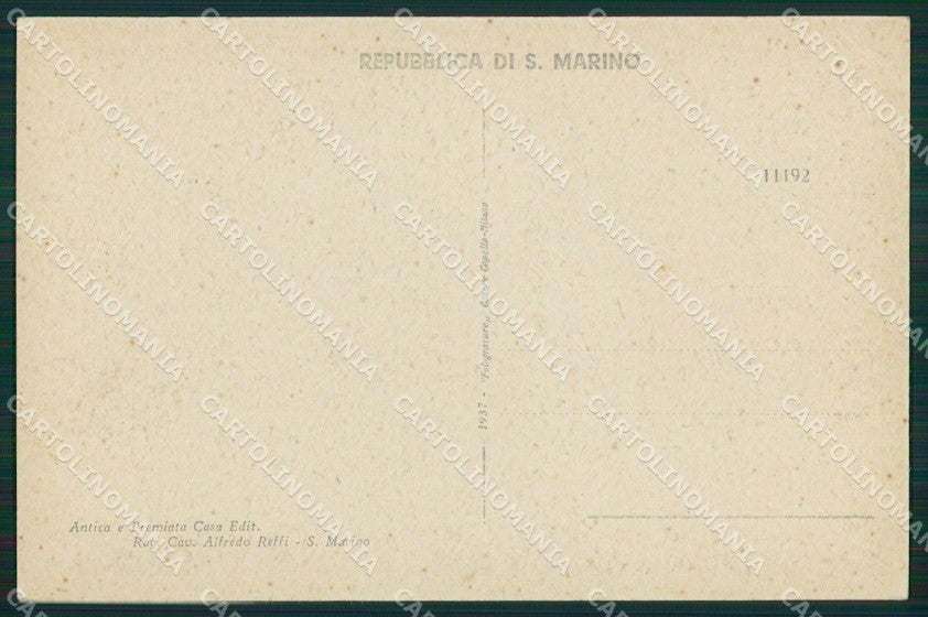 San Marino Palazzo Governativo cartolina MQ5311 – retro