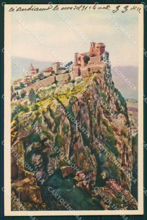 San Marino PIEGATA cartolina MQ5314 – fronte