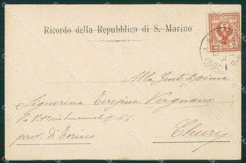 San Marino Alterocca 1047 cartolina MQ5322 – retro