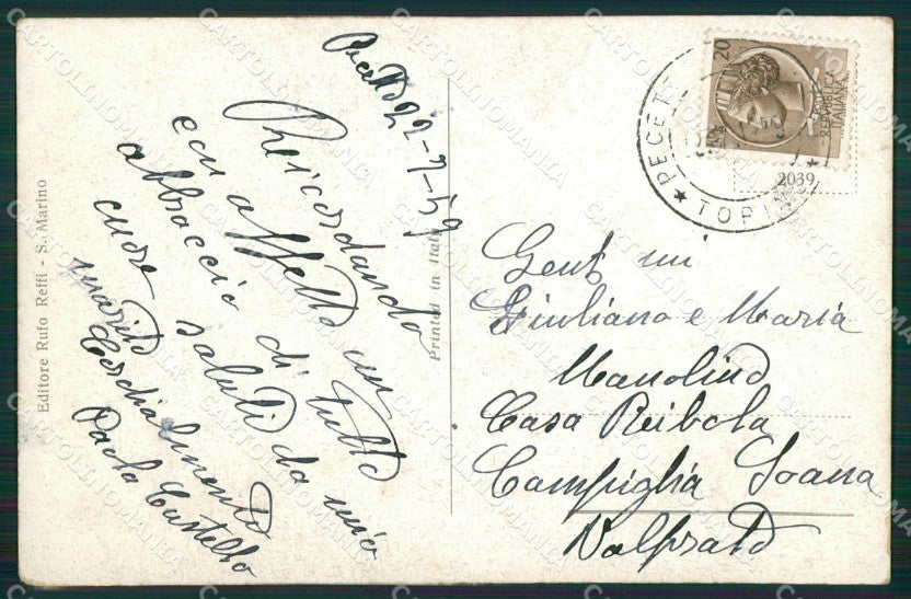 San Marino cartolina MQ5323 – retro