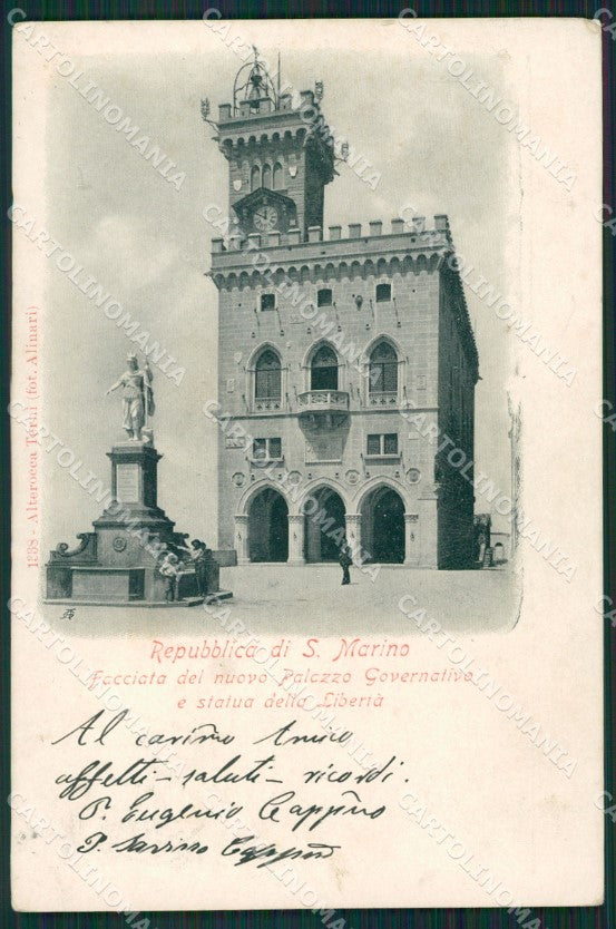 San Marino Alterocca 1338 Palazzo Governativo cartolina MQ5326 – fronte