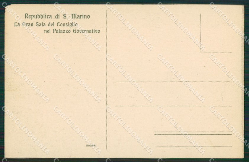 San Marino Palazzo Governativo ABRASA cartolina MQ5327 – retro