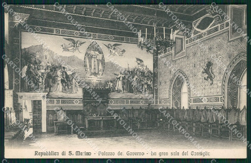 San Marino Palazzo Governativo cartolina MQ5328 – fronte
