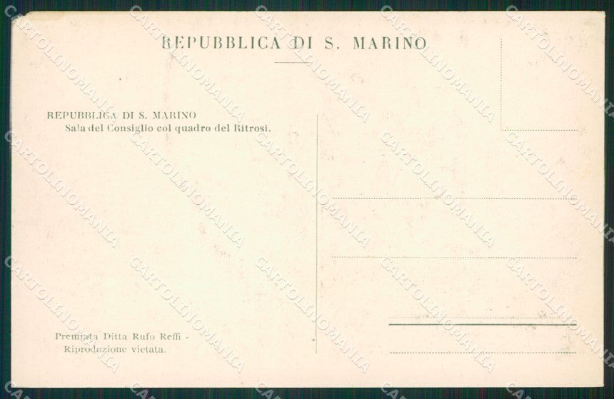 San Marino ABRASA cartolina MQ5329 – retro