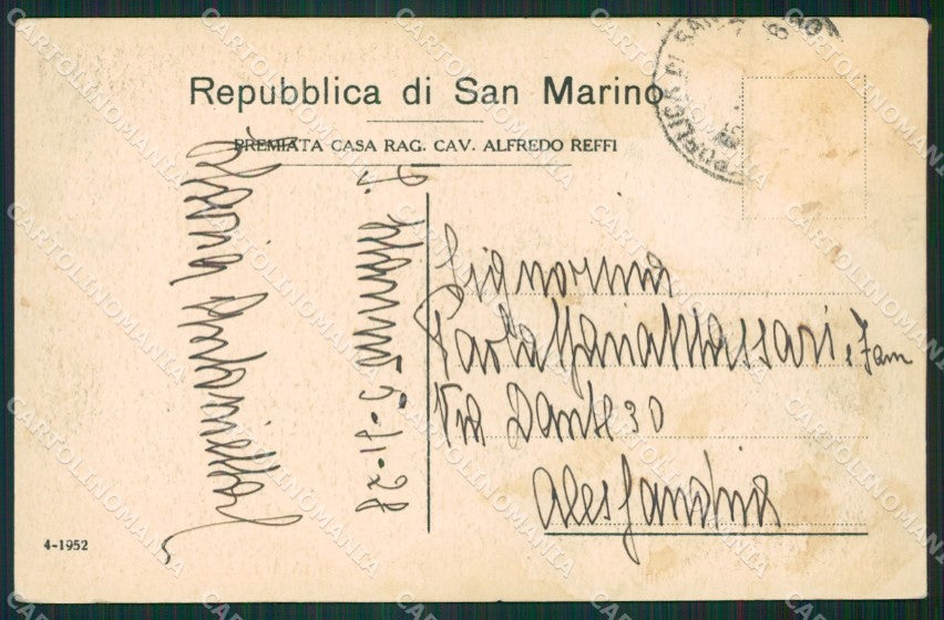 San Marino Palazzo Governativo cartolina MQ5331 – retro