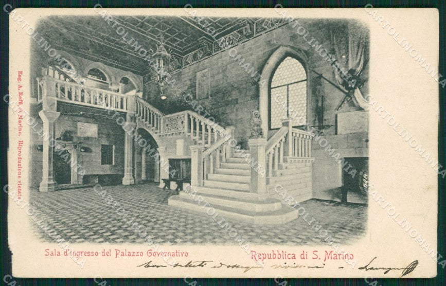 San Marino Palazzo Governativo cartolina MQ5332 – fronte