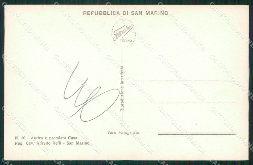 San Marino Palazzo Governativo Foto cartolina MQ5333 – retro