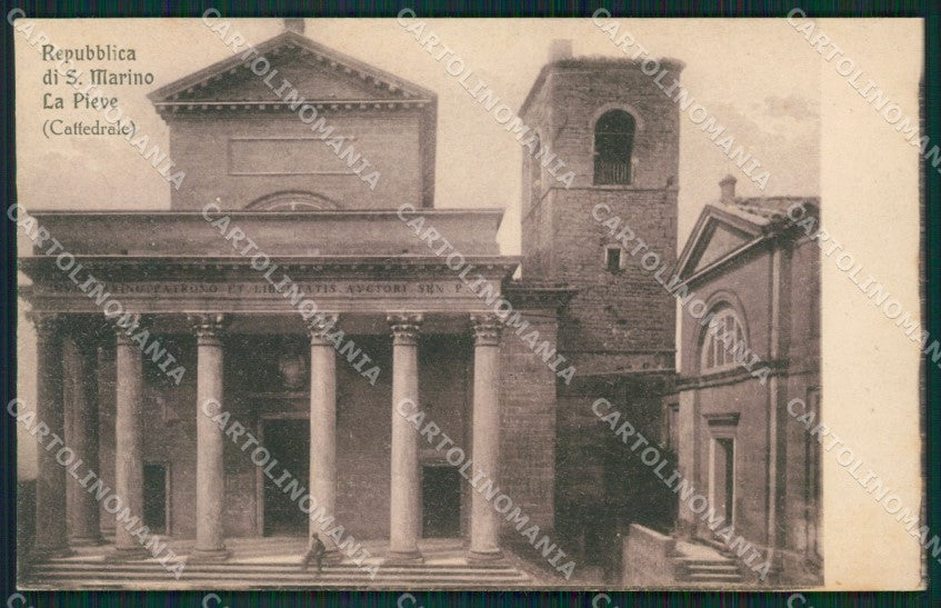 San Marino Cattedrale cartolina MQ5335 – fronte