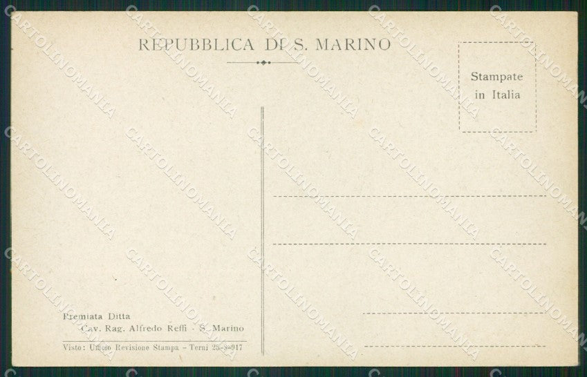 San Marino cartolina MQ5337 – retro
