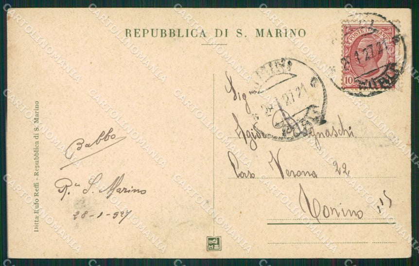 San Marino cartolina MQ5338 – retro