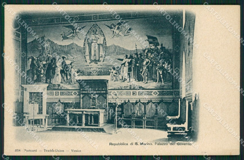 San Marino Palazzo del Governo cartolina MQ5339 – fronte