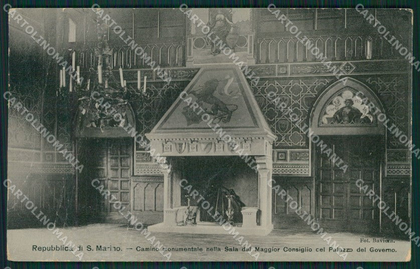 San Marino Palazzo del Governo PIEGHE cartolina MQ5340 – fronte