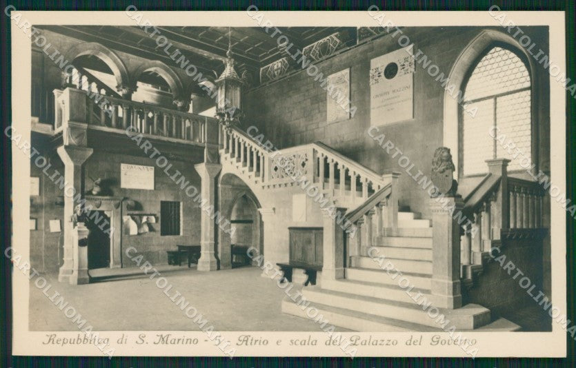 San Marino Palazzo del Governo Foto cartolina MQ5341 – fronte