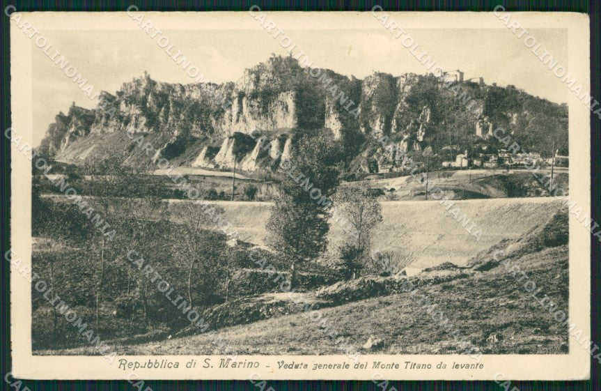 San Marino Monte Titano cartolina MQ5343 – fronte