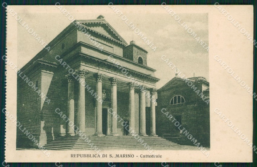 San Marino Cattedrale cartolina MQ5344 – fronte