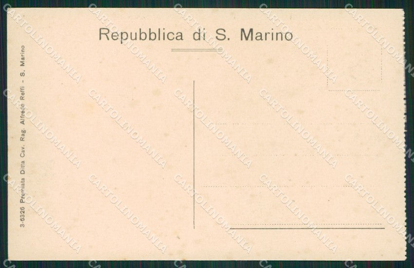 San Marino Cattedrale cartolina MQ5344 – retro
