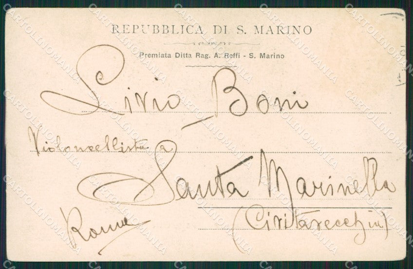 San Marino Palazzo Governativo cartolina MQ5350 – retro