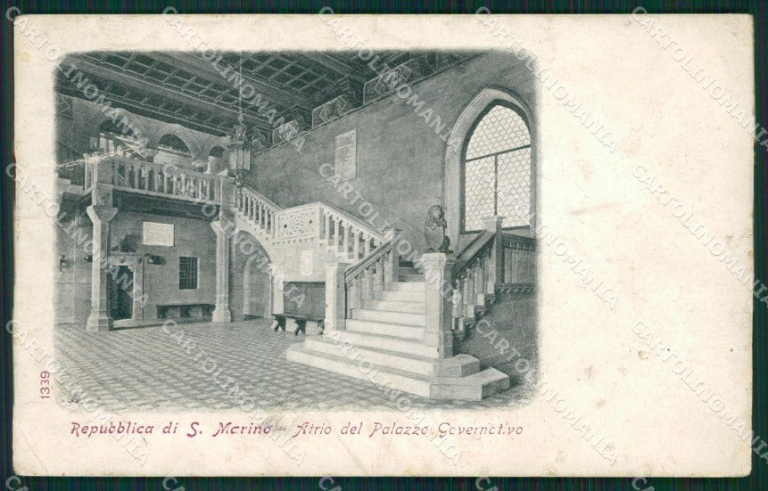 San Marino Palazzo Governativo Alterocca 1339 ? PIEGHINE cartolina MQ5353 – fronte