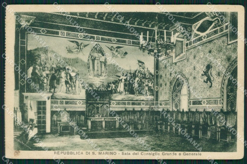 San Marino PIEGA cartolina MQ5355 – fronte