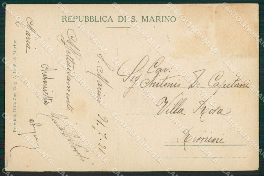 San Marino cartolina MQ5360 – retro