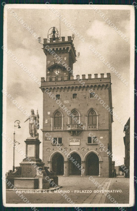 San Marino Palazzo Governativo cartolina MQ5362 – fronte