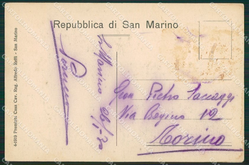 San Marino cartolina MQ5373 – retro