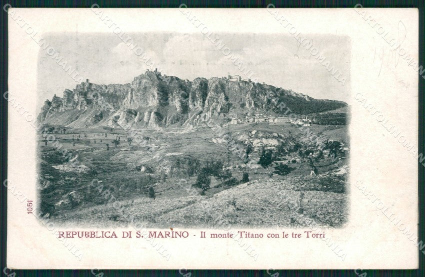 San Marino Alterocca 1051 ? Monte Titano cartolina MQ5376 – fronte