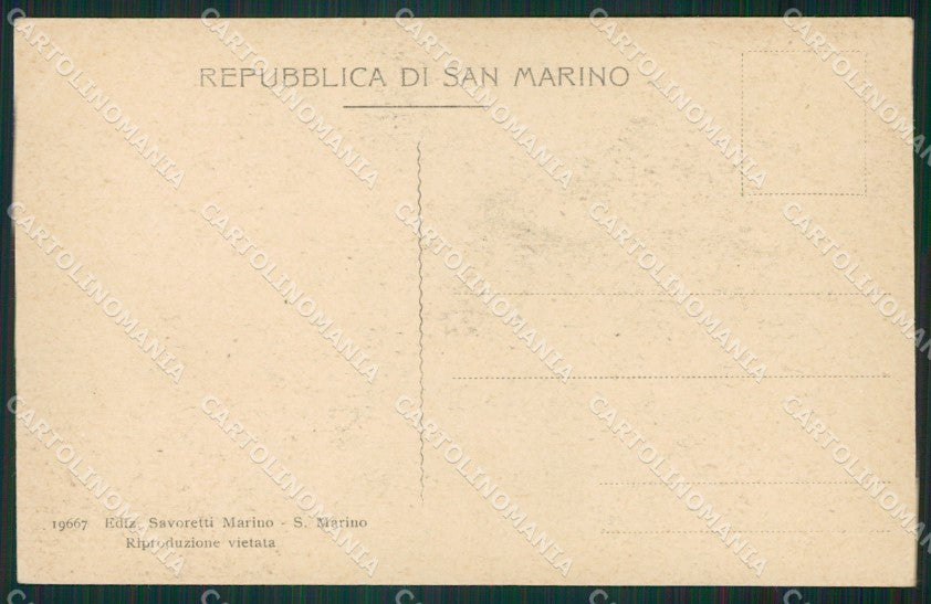 San Marino Palazzo del Governo PIEGHINA cartolina MQ5388 – retro