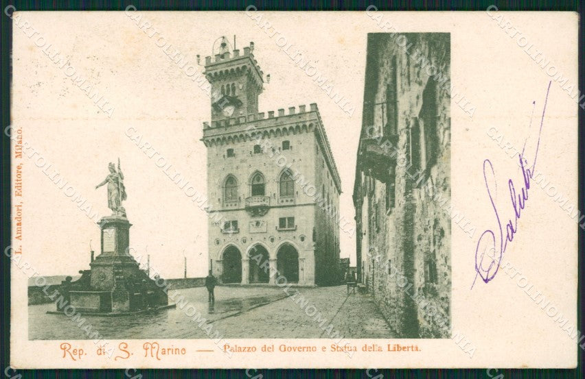 San Marino Palazzo del Governo cartolina MQ5390 – fronte
