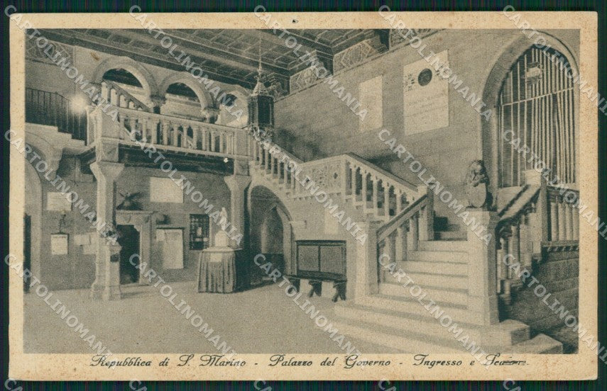 San Marino Palazzo del Governo FORI cartolina MQ5392 – fronte